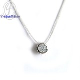 จี้เพชร จี้ทองคำขาว จี้เพชรแท้ - P1100DWG